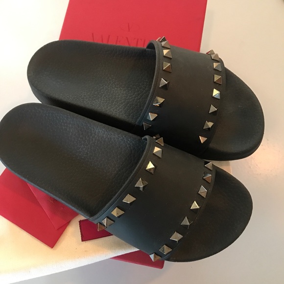 Valentino Shoes - Valentino rockstud slides